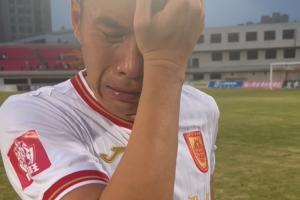 情難自已！40歲老將黃希揚賽后淚崩：我把中超還給重慶球迷了