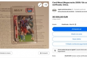 世體：梅西親簽的05-06賽季球星卡將被拍賣，估價(jià)高達(dá)3.5萬(wàn)歐元