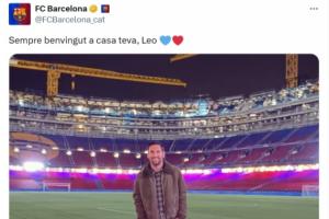 真不知情？巴薩官推曬的照片是從梅西ins下載的