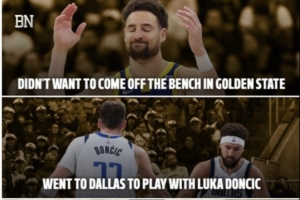 老將的無奈？克萊昔日拒當(dāng)勇士替補 兜兜轉(zhuǎn)轉(zhuǎn)還是回到了板凳席