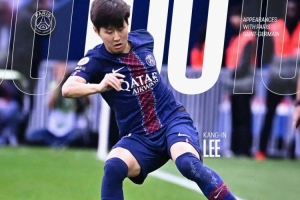 已在豪門立足！24歲李剛?cè)式怄i巴黎100場里程碑，13球12助攻+8冠