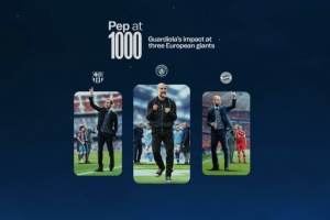 瓜迪奧拉千場史詩：從圣佩多爾泥瓦匠之子到“足球語言”重塑者