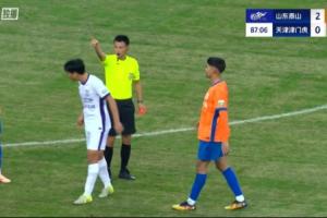 中足聯官方：津門虎球員陳哲宣辱罵裁判員，禁賽5場罰款5萬