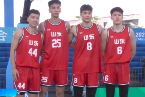 小組賽-陳培東7分1板 安徽三人全運男籃不敵山東三人全運男籃