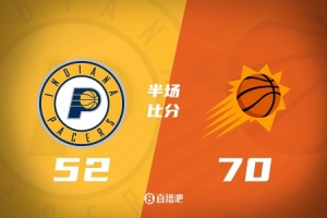 狄龍13中9轟24分 太陽(yáng)半場(chǎng)領(lǐng)先步行者18分 布克17+3 內(nèi)姆哈德16分