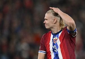 哈蘭德國家隊場均打進1.13球，進球效率遠高于凱恩、C羅、大羅