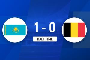 半場-泰特送禮薩特帕耶夫破門 比利時0-1落后哈薩克斯坦