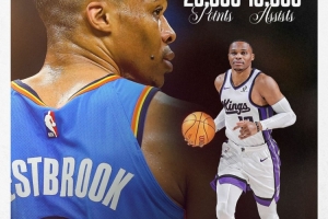 25000分+10000助歷史第二人！威少曬出海報：始終心懷謙卑