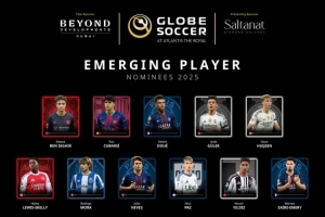 環(huán)足獎2025年最佳新星候選：內(nèi)維斯、斯凱利、赫伊森、杜埃在列