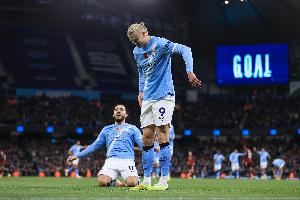 今晚如何？哈蘭德職業(yè)生涯至今6次對陣紐卡，僅打進1球