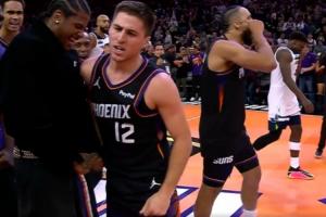 最后1分鐘領(lǐng)先8分后連續(xù)失誤！華子關(guān)鍵2罰不中 吉萊斯皮跳投絕殺