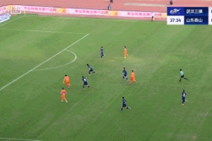 這下真進了！澤卡接直塞左腳推射破門，克雷桑直塞助攻，泰山1-0