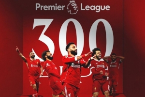 188球89助攻！利物浦官方：薩拉赫解鎖紅軍生涯英超300場里程碑