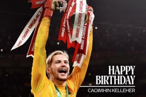 利物浦祝凱萊赫27歲生日快樂，效力期間出戰(zhàn)67場丟79球