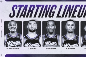 基根·穆雷復(fù)出第二場重返首發(fā)陣容 搭威少、德羅贊、拉文、尤班