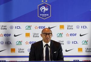 法國足協(xié)主席：未來四年為法國業(yè)余足球和女足投入5.5億歐