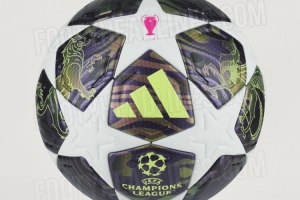 2026年布達(dá)佩斯歐冠決賽用球諜照曝光：白色星型圖案+紫粉配色