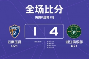 2025中國足球青少年精英聯(lián)賽（U21組）決賽K組、L組第1輪賽果