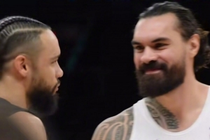 好久不見 龍哥！狄龍賽前與杰夫·格林&亞當斯寒暄