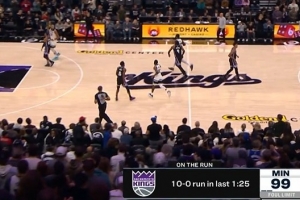 森林狼又要翻車？國王突然一波10-0 最后1分鐘直接將分差抹平了