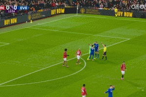 蓋耶被罰下！埃弗頓英超歷史共110次染紅，和阿森納并列聯(lián)賽最多