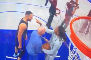 肯揚(yáng)·馬?。耗m特要真想和克萊干架 何不直接上去碰他？別裝了