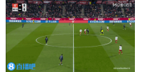 姆有引力！姆巴佩面對(duì)3人夾防分球倒三角傳居萊爾，后者遠(yuǎn)射打偏