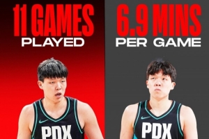 出戰(zhàn)11次&場均6.9分鐘！拓媒：別雪藏楊瀚森了 讓他上場&放他成長