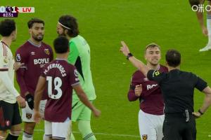 衛(wèi)報(bào)：西漢姆聯(lián)計(jì)劃位帕奎塔提供心理支持，不打算因染紅處罰他