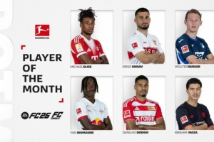 德甲11月最佳球員候選：奧利塞、翁達夫、多基、馬扎在列