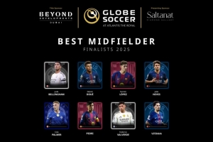 環(huán)足獎(jiǎng)年度最佳中場(chǎng)最終候選：貝林厄姆、佩德里、帕爾默在列