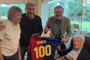 每體：拉波爾塔前岳父于本周二去世，享年101歲