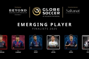 環(huán)足獎年度最佳新秀最終名單：杜埃、內(nèi)維斯、庫巴西、居萊爾在列