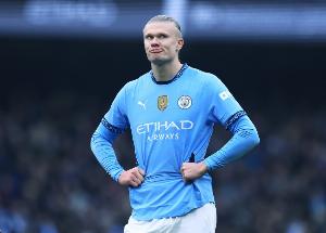 哈蘭德首秀以來在英超已13次擊中門框，同期僅次于努涅斯和B費