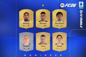 意甲11月最佳球員候選：邁尼昂、勞塔羅、瓦爾迪、扎尼奧洛在列