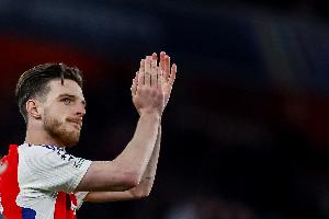 槍迷松口氣？賴斯賽后向天空體育表示自己沒事，能出戰(zhàn)維拉