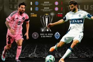 爭總冠軍??美職聯(lián)官推曬梅西穆勒交手記錄：梅西3勝、穆勒7勝