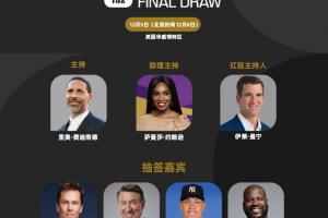 2026世界杯抽簽儀式：費迪南德?lián)沃鞒?，布雷?奧尼爾抽簽嘉賓