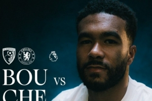 切爾西官方曬本輪對陣伯恩茅斯海報，里斯·詹姆斯單人出鏡