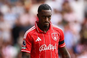 太陽報：森林邊鋒奧多伊認(rèn)真考慮代表加納，參加明年世界杯