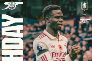 阿森納曬海報預熱客戰(zhàn)維拉：薩卡擔綱主角