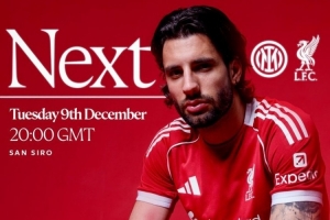 利物浦官推曬海報(bào)，預(yù)熱歐冠客戰(zhàn)國(guó)際米蘭