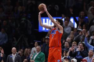 太恐怖了！無SGA雷霆半場領(lǐng)先爵士26分 首節(jié)就轟45分&領(lǐng)先25分！