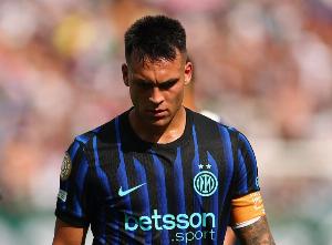 頭球攻門被撲！勞塔羅連續(xù)5場歐冠主場進(jìn)球記錄告終