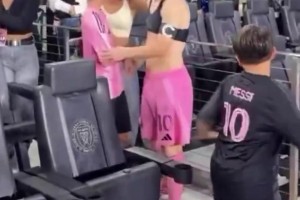 反骨仔??！“皇馬名宿”馬特奧腳踢老爸梅西