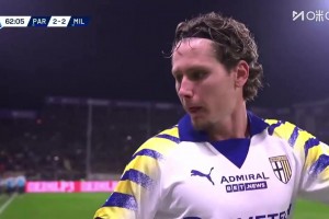 米蘭2-2遭扳平！普拉托門前頭球破門！邁尼昂判斷失誤！