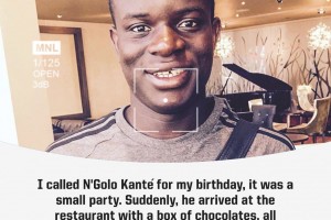 因禮物給隊(duì)友道歉！坎特：以前從未被邀請(qǐng)參加生日派對(duì)