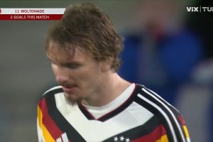 巴庫直塞禁區(qū)助攻！沃爾特馬德破門雙響！德國2-0領(lǐng)先盧森堡！