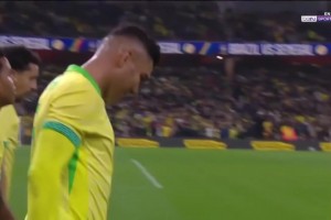 巴西再下一城！羅德里戈定位球助攻，卡塞米羅停球打門得手！