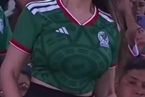 拉丁美女別有一番風(fēng)情??！墨西哥美女球迷驚艷入鏡
